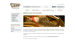 Desktop Screenshot of pianoteile.com